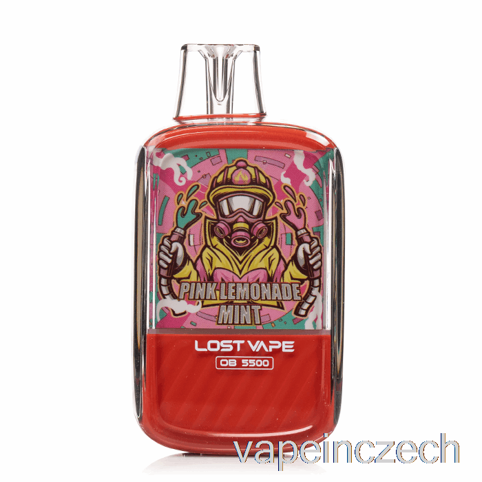 Lost Vape Ob5500 Jednorázové Růžové Limonádové Mint Vape Pero
